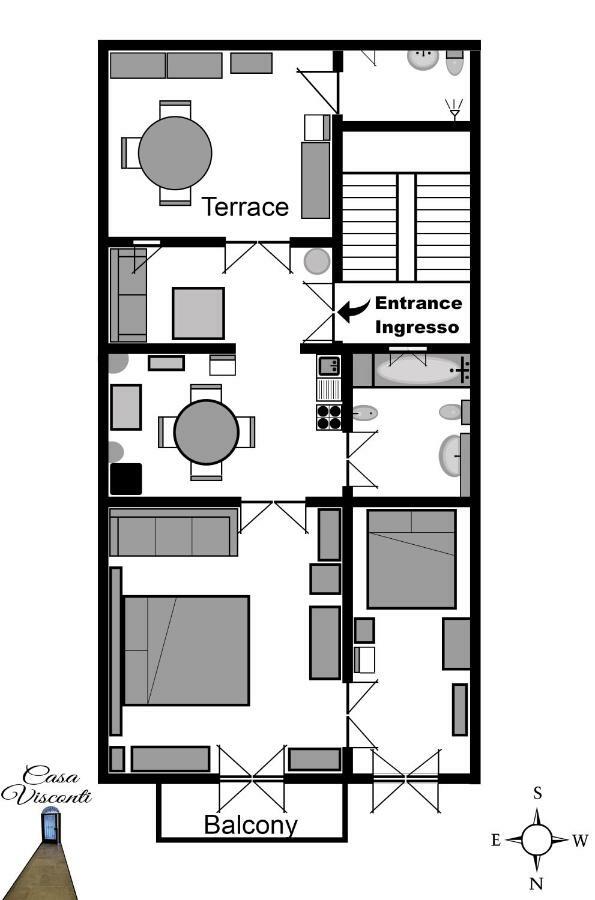Apartamento Casa Visconti Bari Exterior foto